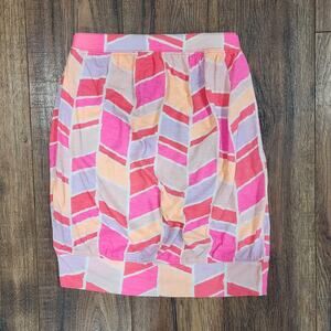 SO Junior's Strapless Multi-Color Geometric Casual Everyday Tube Top Small S